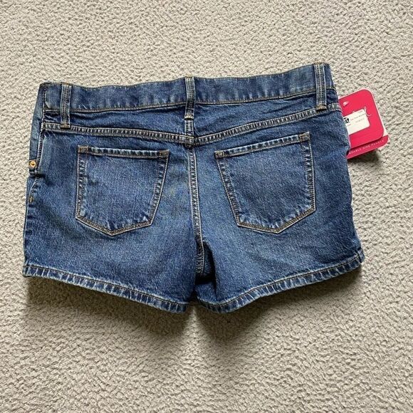 Isabel Maternity Shorts Womens Size 4 Blue Midi Jeans Denim - Picture 2 of 12